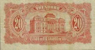 Brazil 20 Mil Réis, 1932 reverse