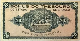 Brazil 20 Mil Réis, 1932 reverse