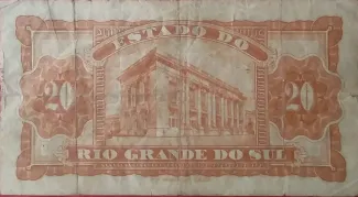 Brazil 20 Mil Réis, 1934 reverse