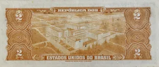 Brazil 2 Cruzeiros, 1944 reverse