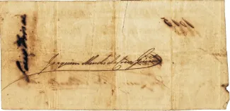 Brazil 2 Mil Réis, 1833 reverse