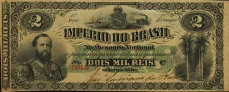 Brazil 2 Mil Réis, 1870 obverse