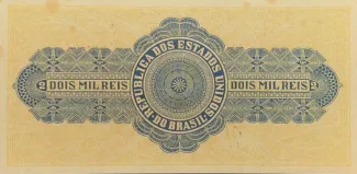 Brazil 2 Mil Réis, 1921 reverse
