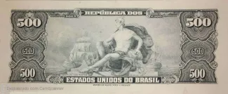 Brazil 500 Cruzeiros, 1943 reverse