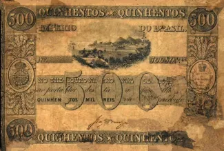 Brazil 500 Mil Réis, 1835 obverse