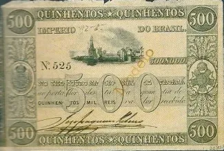 Brazil 500 Mil Réis, 1859 obverse