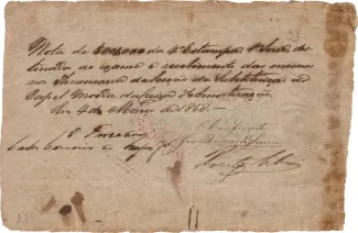 Brazil 500 Mil Réis, 1867 reverse