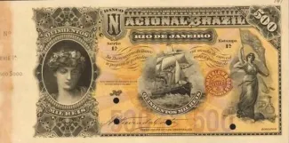 Brazil 500 Mil Réis, 1890 obverse