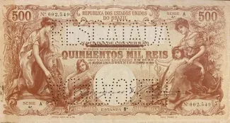 Brazil 500 Mil Réis, 1907 obverse