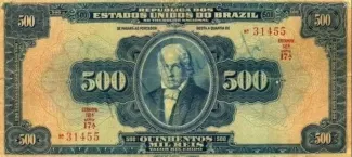 Brazil 500 Mil Réis, 1918 obverse