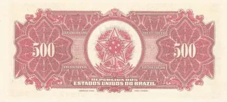 Brazil 500 Mil Réis, 1926 reverse