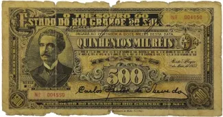 Brazil 500 Mil Réis, 1933 obverse