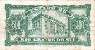 Brazil 500 Mil Réis, 1934 reverse