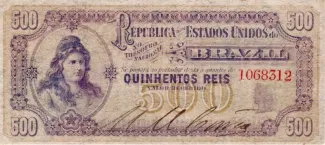 Brazil 500 Réis, 1901 obverse