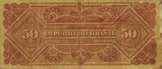 Brazil 50 Mil Réis, 1874-1885 reverse
