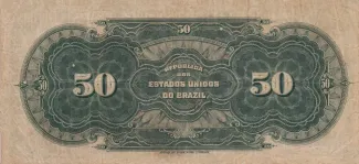 Brazil 50 Mil Réis, 1916 reverse