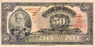 Brazil 50 Mil Réis, 1923 obverse