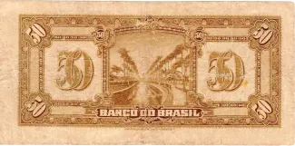 Brazil 50 Mil Réis, 1923 reverse