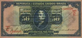 Brazil 50 Mil Réis, 1926 obverse