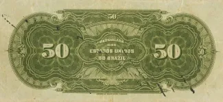 Brazil 50 Mil Réis, 1926 reverse