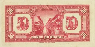Brazil 50 Mil Réis, 1930 reverse