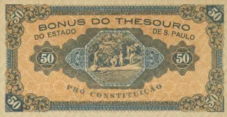 Brazil 50 Mil Réis, 1932 reverse
