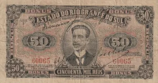 Brazil 50 Mil Réis, 1934 obverse