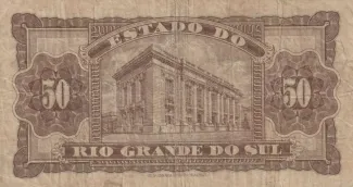 Brazil 50 Mil Réis, 1934 reverse