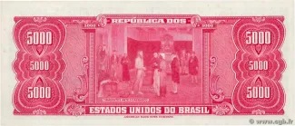 Brazil 5 Cruzeiros Novos, 1966-1967 reverse
