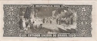 Brazil 5 Cruzeiros, 1950 reverse