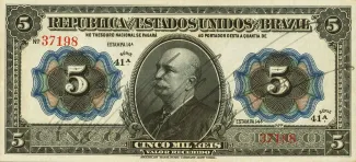 Brazil 5 Mil Réis, 1913 obverse