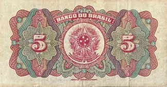 Brazil 5 Mil Réis, 1923 reverse