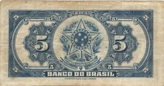 Brazil 5 Mil Réis, 1930 reverse