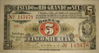 Brazil 5 Mil Réis, 1930 obverse