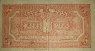 Brazil 5 Mil Réis, 1930 reverse