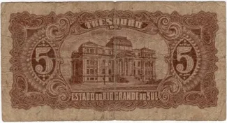 Brazil 5 Mil Réis, 1932 reverse