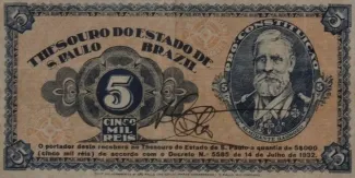 Brazil 5 Mil Réis, 1932 obverse