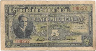 Brazil 5 Mil Réis, 1933 obverse