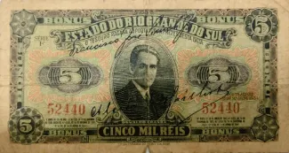 Brazil 5 Mil Réis, 1934 obverse
