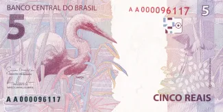 Brazil 5 Reais, 2010 reverse