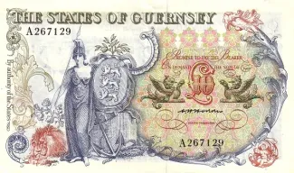 Guernsey 10 Pounds, 1975-1980 obverse