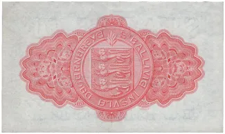 Guernsey 10 Shillings, 1934-1940 reverse