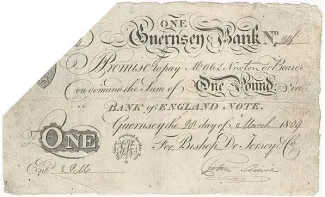 Guernsey 1 Pound, 1809 obverse