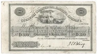 Guernsey 1 Pound, 1914-1916 obverse