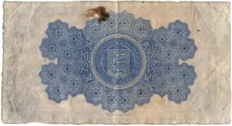 Guernsey 1 Pound, 1916-1918 reverse