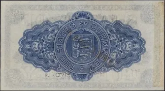 Guernsey 1 Pound, 1927-1928 reverse