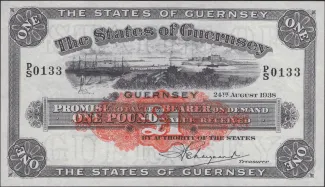 Guernsey 1 Pound, 1933-1940 obverse