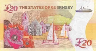 Guernsey 20 Pounds, 2018 reverse