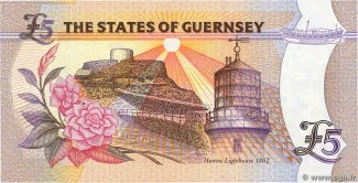 Guernsey 5 Pounds, 1996-2023 reverse