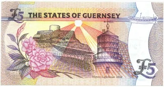 Guernsey 5 Pounds, 2000 reverse